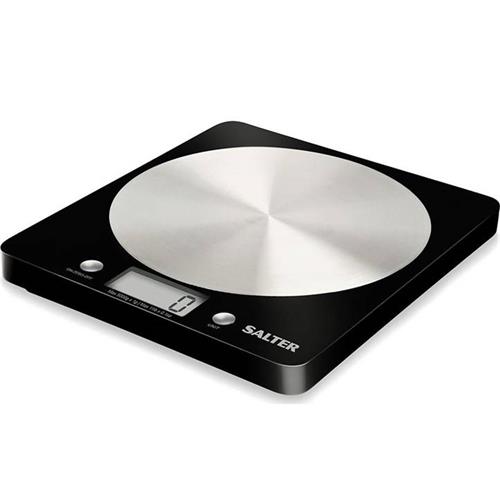Salter 1036 Bk Pesa Cocina 5Kg Sólidos Y Liquidos Negro