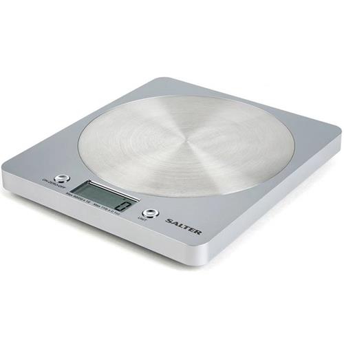 Salter 1036 Sv Pesa Cocina 5Kg Sólidos Y Liquidos Silver