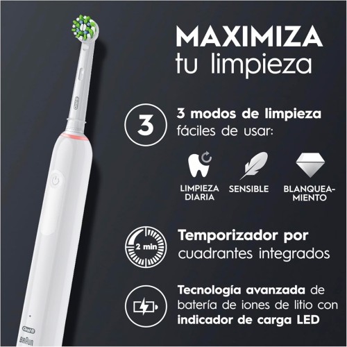 Braun Oral-B Pro 3 Cepillo Eléctrico Blanco (D505.513.3)
