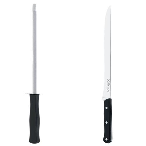 Atempo 101-01 Pack Jamonero + Chaira Tempo Black