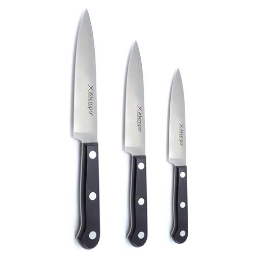 Atempo 101-03 Conjunto Cuchillos 11+15+20  Tempo Black