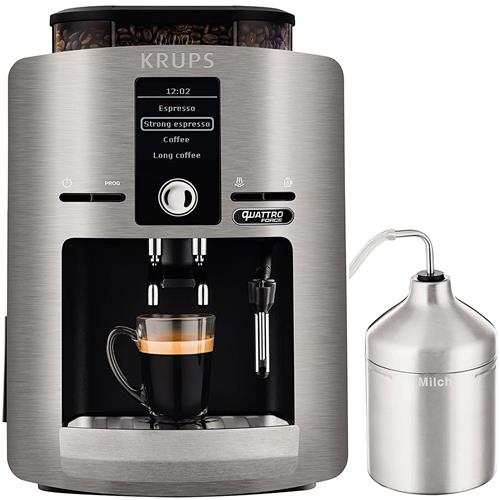 Krups Ea82Fb10 Super Automática Espresseria Qf Plateada