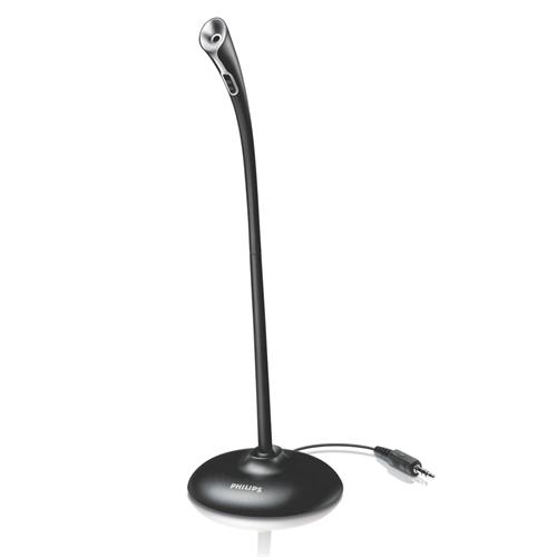 Micrófono Philips Shm-1000 Sobremesa Black