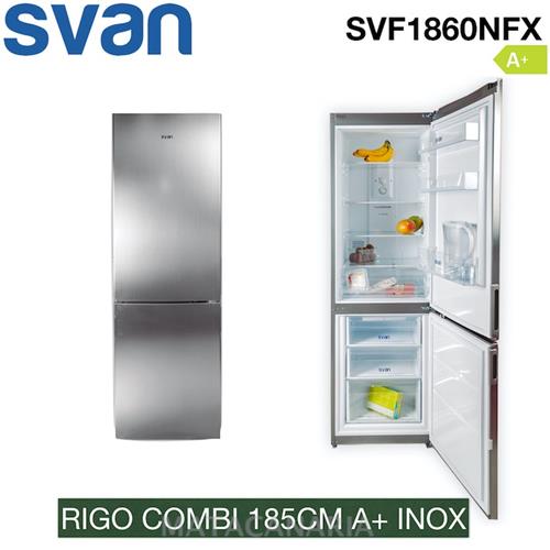 Svan Svf1860Nfx Frigo Combi 185Cm A+ Inox