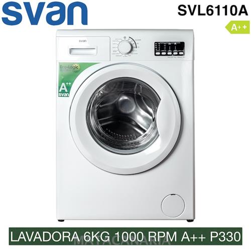 Svan Svl6110A 6Kg 1000Rpm Lavadora