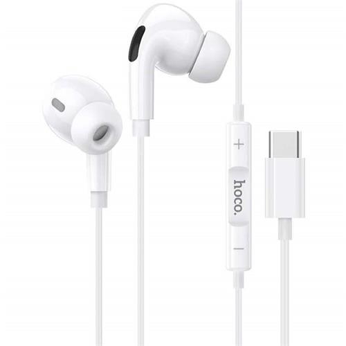 Hoco M77 Auricular Con Micrófono Y Conexion Usb-C Blanco