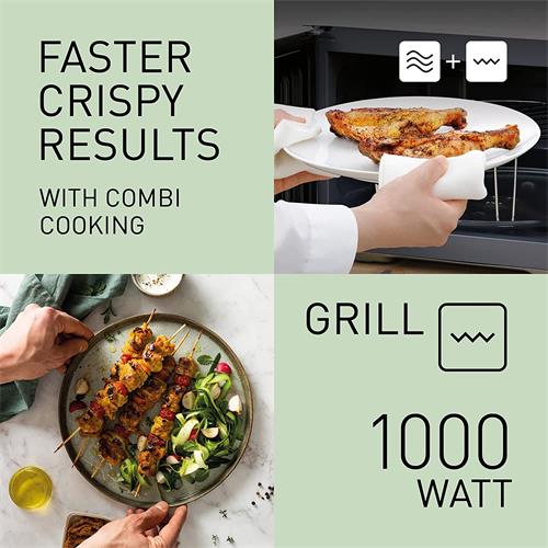 Four Micro-ondes Combiné Panasonic NN-GD35 23L 1000W Noir - Cuisson Rapide, Multifonction, Design Compact