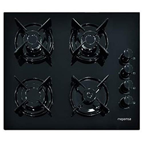Mepamsa 4G Encimera Cristal Gas Black