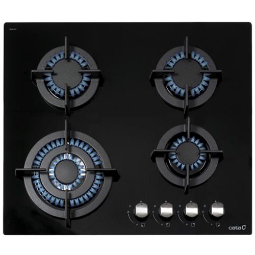 Cata Cci 6031Bk Encimera 4F Cristal Gas