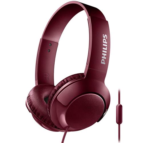 Philips SHL3075RD Auricular con Micro para Smartphone Rojo