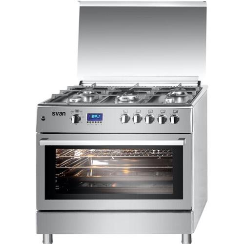 Svan Svk9561Fx Cocina 5F 90X60Cm Gas Inox