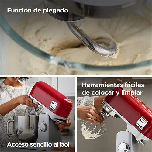 Kenwood KMX750 Robot Cocina Amasadora 1.000W 5L Rojo