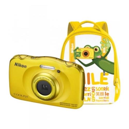 Nikon Coolpix W100 Amarilla Kit Con Mochila