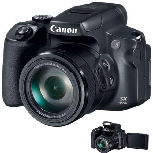Canon Powershot Sx70 Hs 65X Zoom 4K Ultra Hd Negra