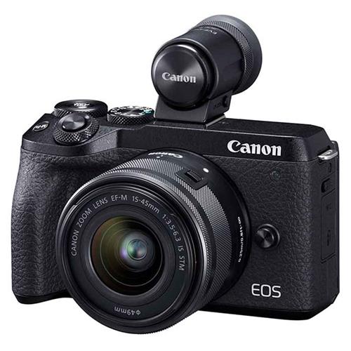 Canon Eos M6 Mark II + Ef-M 15-45 Mm F/3,5-6,3 Is Stm +Visor Evf-Dc2