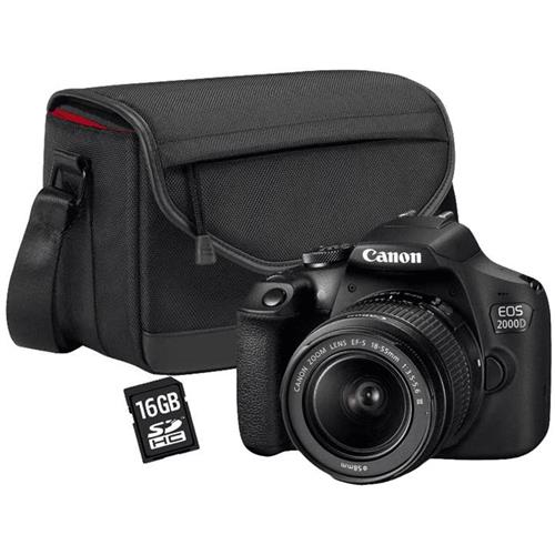 Canon Eos 2000D Ef-S18-55Mm Dc Iii Kit Funda+Tarjeta