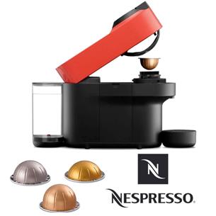 Krups XN920510 Vertuo Pop Cafetera Nespresso Roja/Negra 2