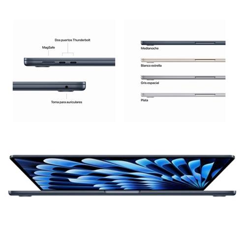 Apple MacBook Air 15" M2 8CPU 10GPU 8GB 512GB Midnight (MQKX3Y/A)