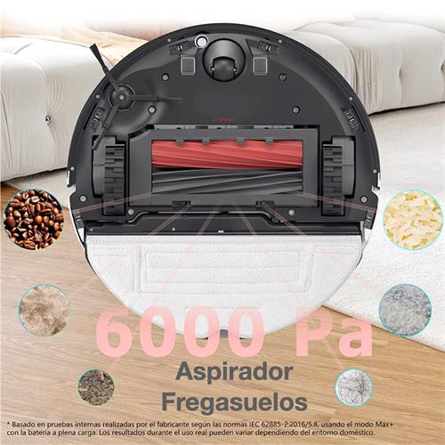 Roborock S8 Robot Aspirador y Fregasuelos Negro