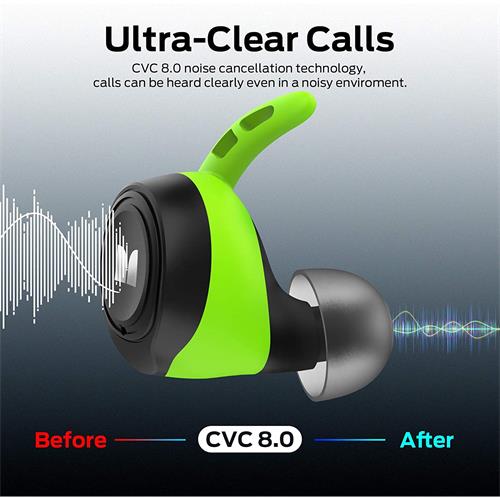 Monster Champion Auricular Deportivo Bluetooth con Noise Cancel