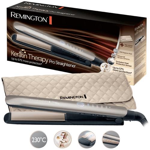 Remington S8590 E51 Plancha Alisadora Keratin Therapy Pro 230º