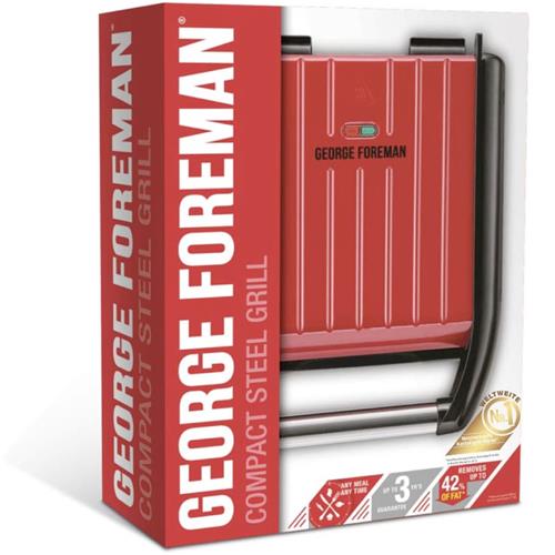 George Foreman 25030-56 Parrilla Grill Eléctrica 1200W