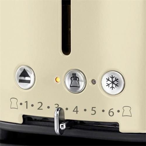 Russell Hobbs 21682-56 Tostadora Retro con 2 Ranuras