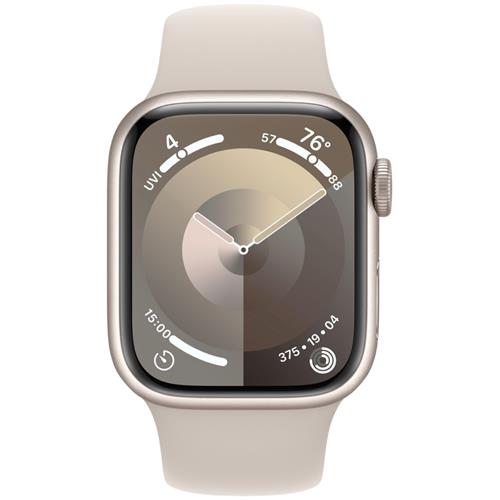 Apple Watch Series 9 GPS 41mm Starlight Aluminium S/M (MR8T3QL/A)
