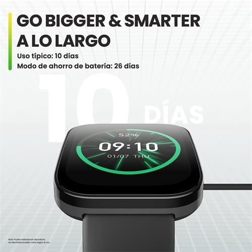 Amazfit Bip 5 Smartwatch con llamadas Bluetooth Soft Black