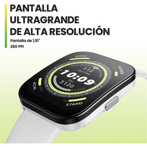 Amazfit Bip 5 Smartwatch con llamadas Bluetooth Cream White