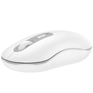 Hoco GM21 Platinum 2.4G Ratón Inalámbrico Blanco/Gris 2