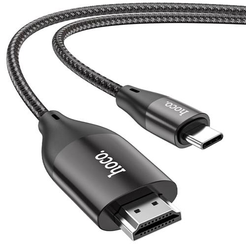 Cable USB-C a HDMI 4K 30Hz 2 m Hoco UA16 Negro