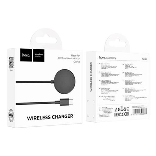 Cargador Reloj Inalámbrico 15W Hoco CW48 para Samsung Watch 1/2/3/4/5/6