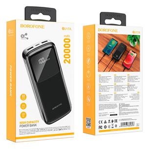 Powerbank 20.000 mAh Borofone BJ17A con Pantalla LCD Negro 2