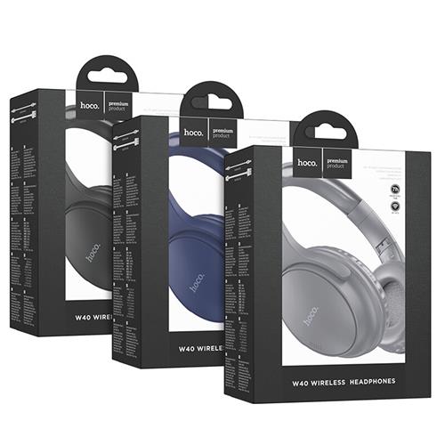 Hoco W40 Auricular Mighty Bluetooth Gris