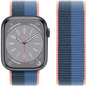 Hoco iWatch WA02 Original Series Loop Type Nylon Strap (38/40/41mm) Deep Blue Bird Feather 2