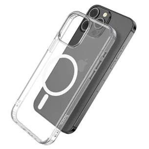 Hoco Funda Transparente Antigolpes con Magsafe para Iphone 15 Pro Max 2