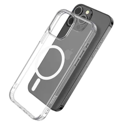 Hoco Funda Transparente Antigolpes con Magsafe para Iphone 15 Pro Max