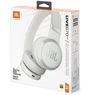 JBL Live 670 Auricular Cancelación Ruido Bluetooth Blanco 2