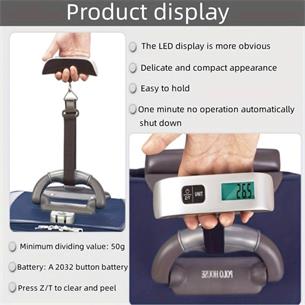 Iniid UN-003 Báscula de Equipaje Electrónica 2