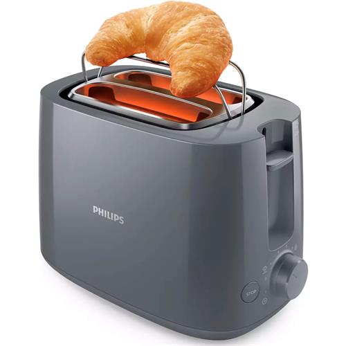 Philips HD2581/10 Tostador con Rejilla Elevadora Gris