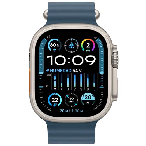 Apple Watch Ultra 2 GPS+ Cellular 49mm Titanium Blue/Black SM (MRF53TY/A)