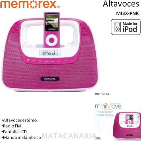 Memorex Minimove Mi3X Pink