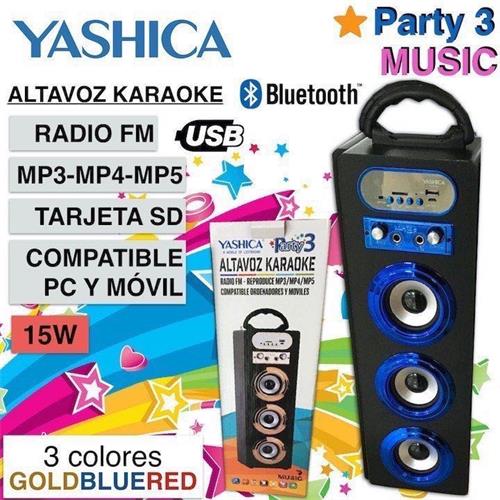 Yashica Party 3 07 Altavoz Bluetooth Blue