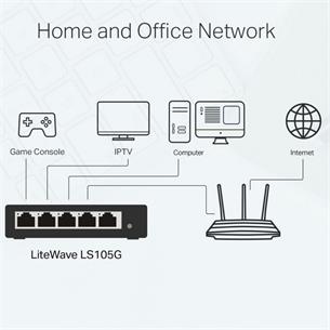 Tp-Link Switch 5 Puertos Gigabit RJ45 (LS105G) 2