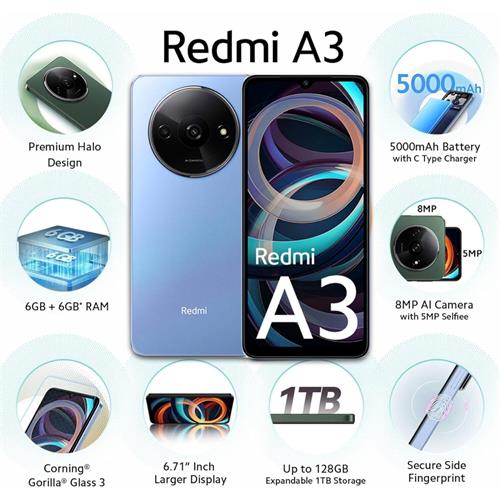 Xiaomi Redmi A3 4GB 128GB Star Blue