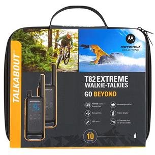 Motorola T82 Extreme Twin Walkie Talkies alcance 10KM Pack 2 Negro y Amarillo 2