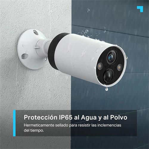 Tp-Link Pack 2 Cámaras 2k Exteriores y Recargables con Alarma (TAPO C420S2)
