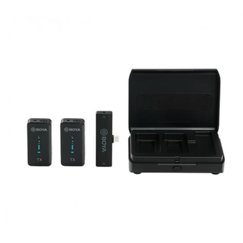 BOYA BY-XM6-K6 Pack 2 Micrófonos Inalámbricos profesionales USB-C