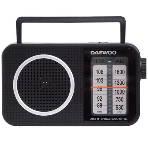 Daewoo DW1124  Radio Portátil AC/DC Negro